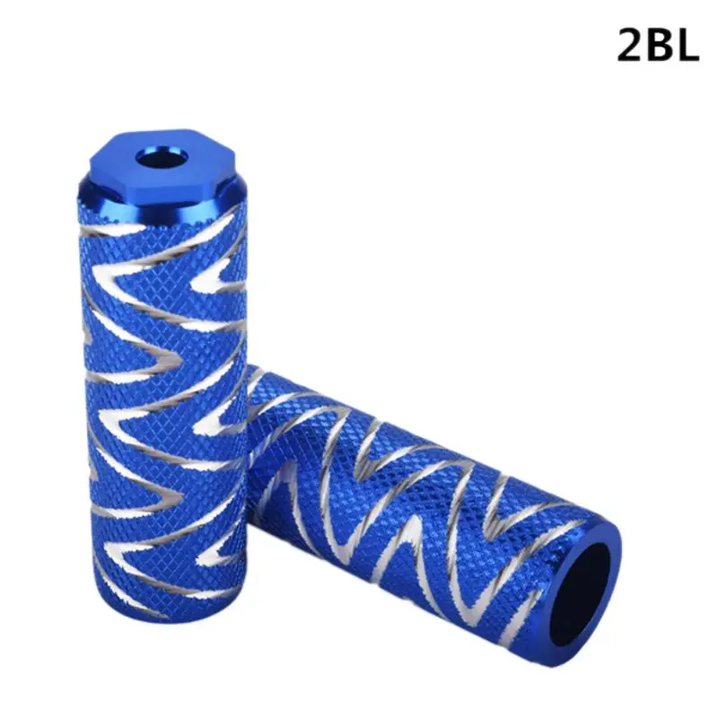 

1 pair Mountain Bike Bicycle Axle Pedal Alloy Foot Stunt Pegs Cylinder Black MTB Bike Pedal Anti-Slip Front Rear Axle Foot Pick