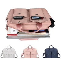 waterproof multi function polyester women shoulder bag 13 15 15 6 inch casual crossbody messenger bag briefcase travel bags