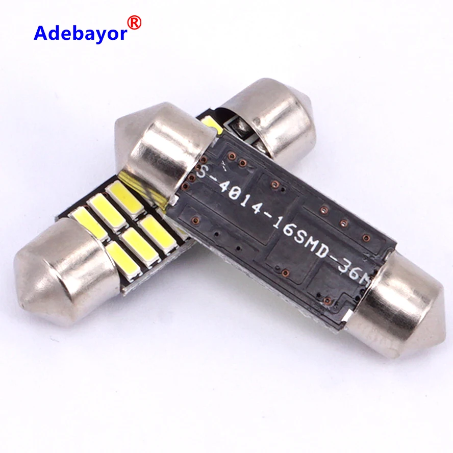 400 шт. оптовая продажа C5W Led 4014 16 SMD светодиодов Внутреннее освещение 36 мм гирлянда