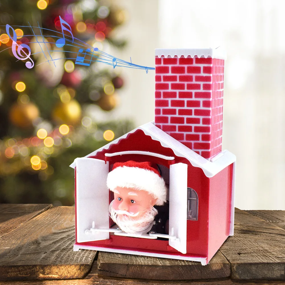 

Electric Santa Claus Christmas Ornament Decoration Gifts Gift Children Home Decor Xmas Ornament Toy Home Decor