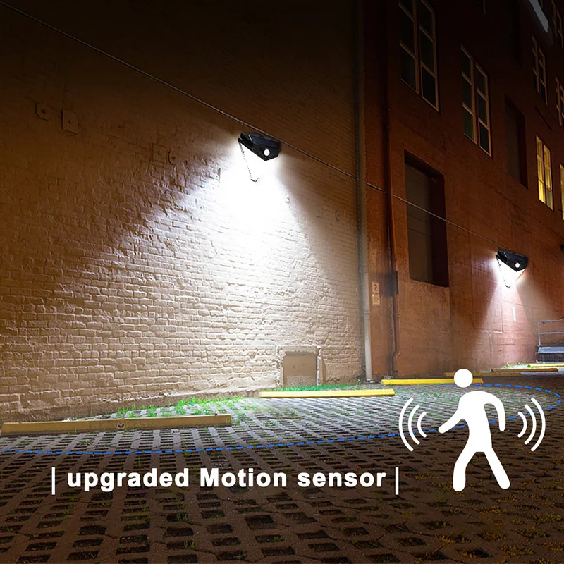 32 светодиодный солнечный свет сада датчик движения уличная Солнечная лампа