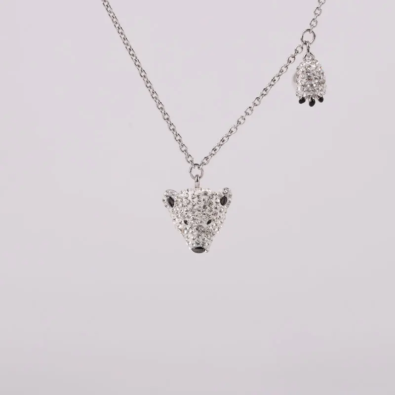 PANDOO модное Очаровательное ожерелье из чистого серебра 925 пробы оригинал 1:1 копия