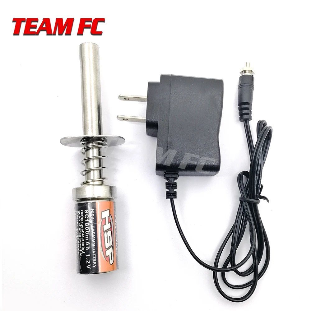 HSP Gas RC Nitro двигатель двигателя свечение 1 2 в 1/8 мА 1/10 перезаряжаемая свеча