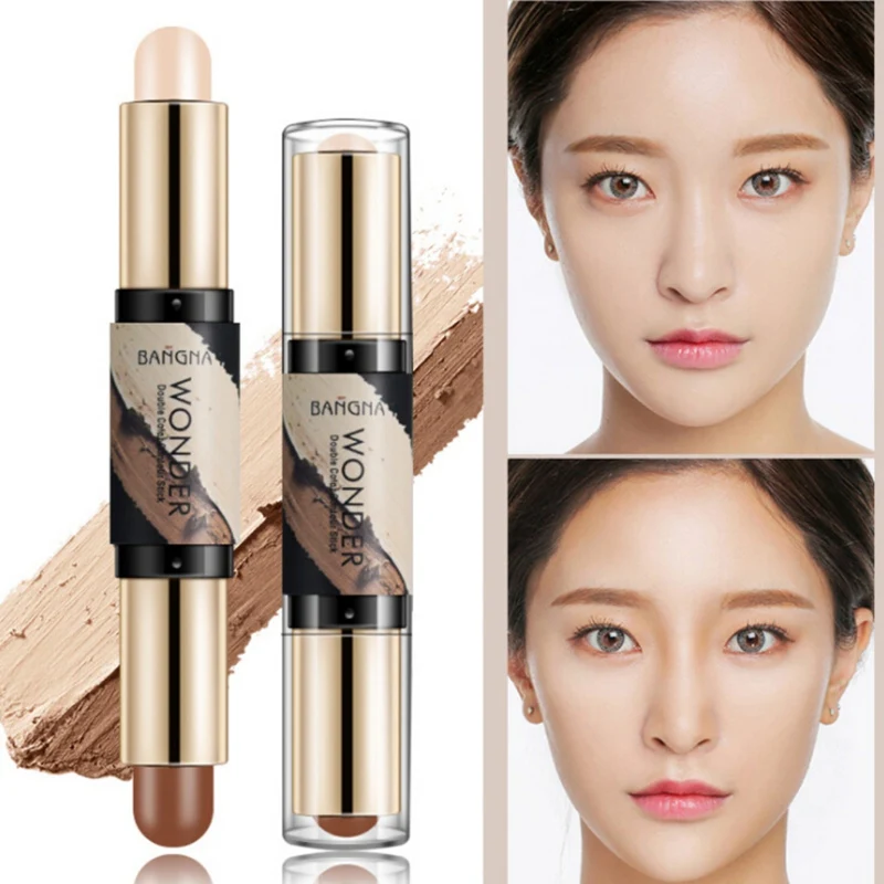 Бронзаторы светильник высокого качества Двойной консилер покрытие блеск