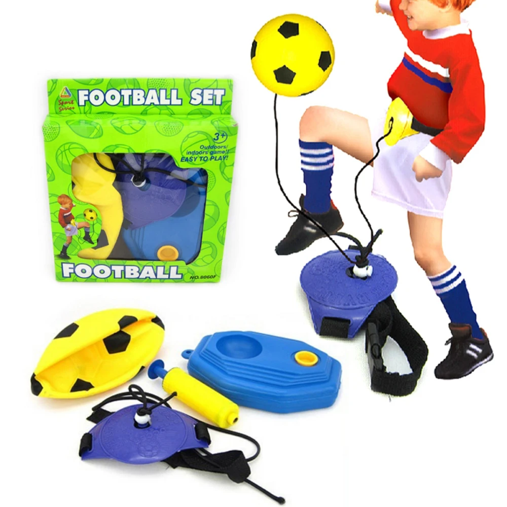 Soccer kick ball toys Children Portable Inflatable Football Set Toy Kid Funny training Game free shipping | Спорт и развлечения