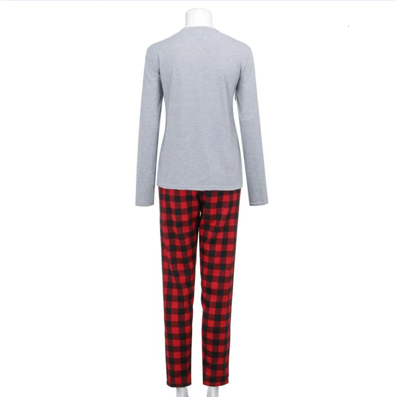 LILIGIRL Family Matching Outfits Christmas Clothes Pajamas Suit Father Women Kid Baby Sleepwear Nightwear Xmas Pjs Sets Clothing