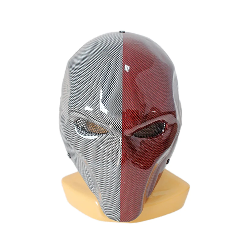 New Deathstroke Helmet Arrow Season 5 Cosplay Helmet Fiberglass Mask Accessories Props Halloween High Quality Adult Mask