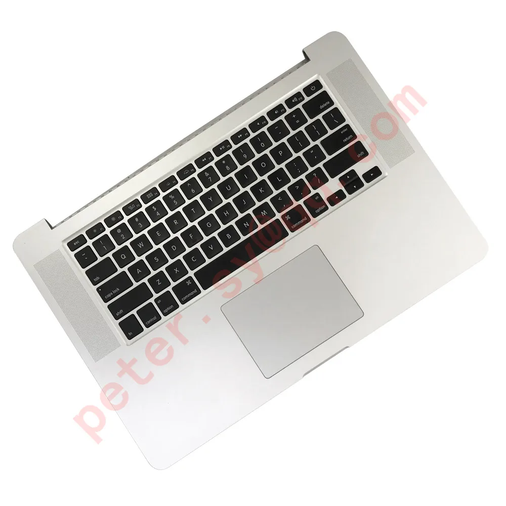 

A1398 Top case with keyboard motherboard track pad backlight fans speaker SSD for Macbook Pro Retina 15.4" US Topcase 2012