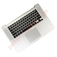 a1398 top case with keyboard motherboard track pad backlight fans speaker ssd for macbook pro retina 15 4 us topcase 2012