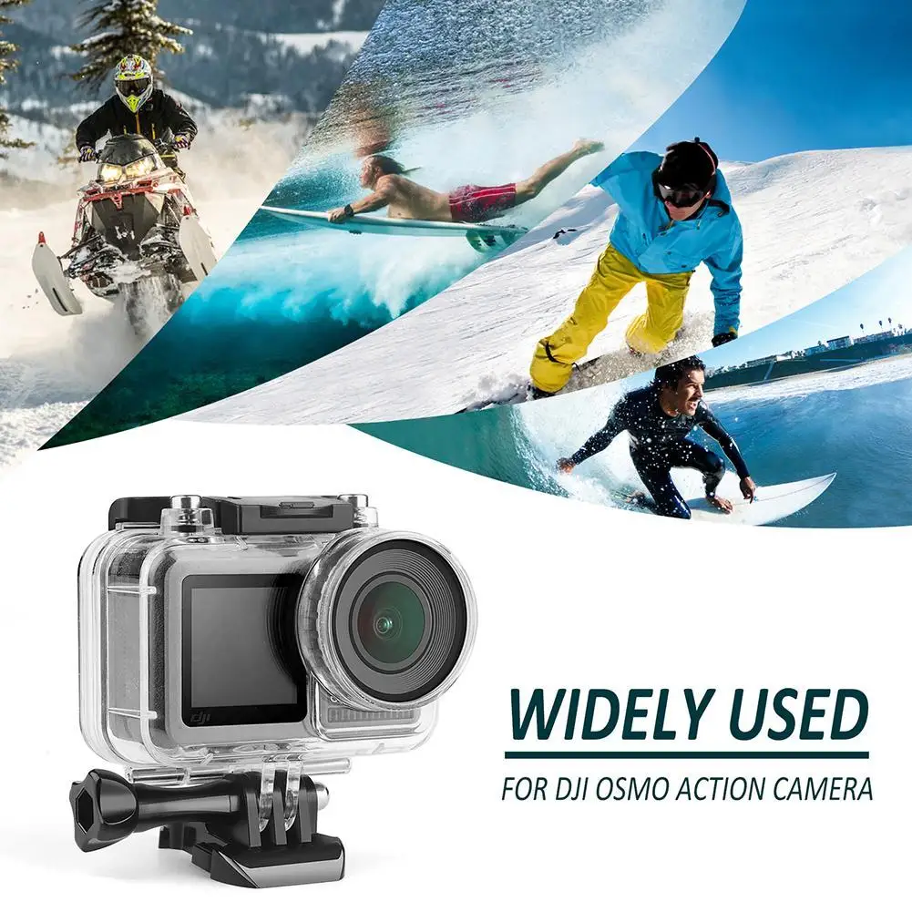 camera case Waterproof Case Underwater Housing Shell For Diving waterproof shell Action Camera Accessories for DJI Osmo | Электроника