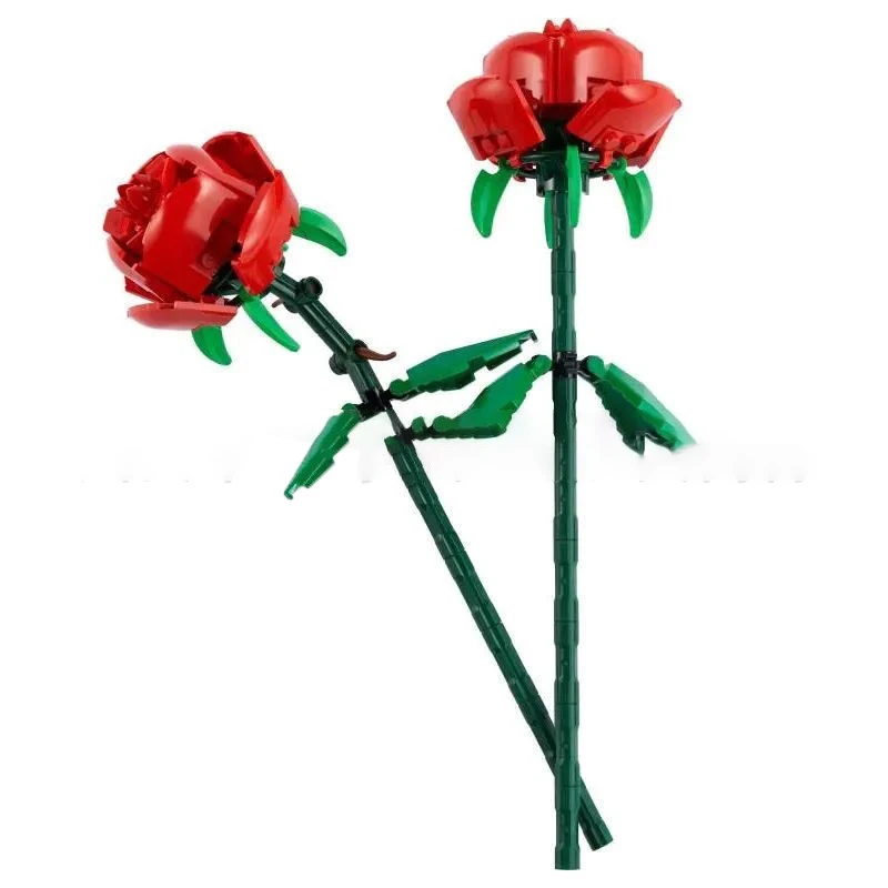 Конструктор тюльпан в сборе игрушка для девочек подарок на день Святого