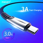 Кабель usb-c, 0,5 м, 1 м, 2 м, 3 м, для быстрой зарядки Samsung, Huawei, Xiaomi, USB мобильный телефон, длинный, короткий
