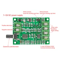 7v 12v brushless dc motor driver controller board for hard drive motor 34 wire reverse voltage protection high quality durable