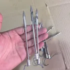 Дротика для стрельбы с круглой головкой, 50 шт., дротика для рыбы из высококачественной нержавеющей стали, оптовая цена