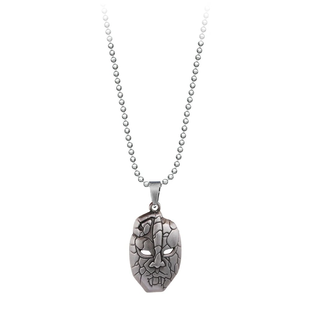 bead necklace-1 Мультяшные ювелирные изделия колье ожерелье щит Подвески JOJOS причудливый Кулон "Приключение" Круглый убийца королева Шарм ожерелье s мужские подарки - Окраска металла: bead necklace-1