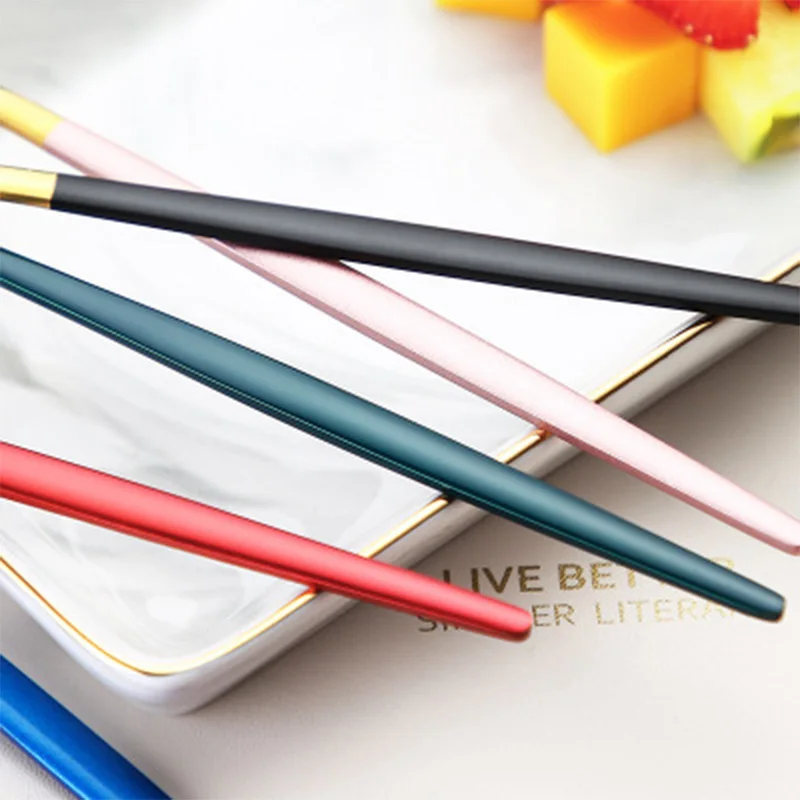 Визуальный сенсорный набор посуды из 3 предметов 304 столовые приборы нержавеющей