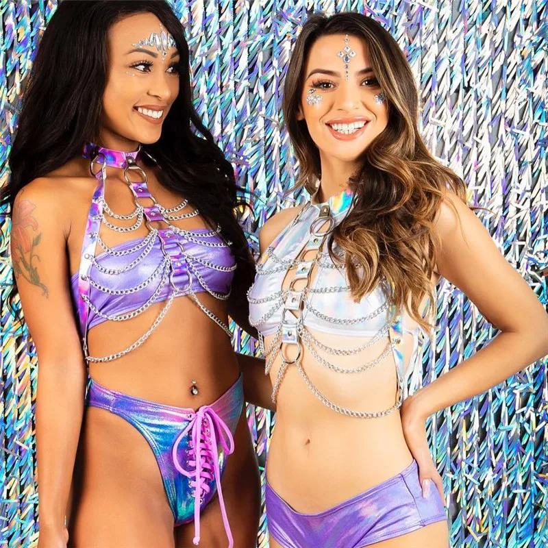 Кожаная портупея для ног нижнее белье в готическом стиле панк женский