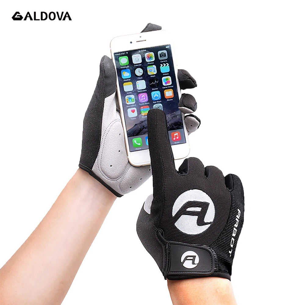 Велосипедные перчатки зимние амортизирующие дышащие Нескользящие