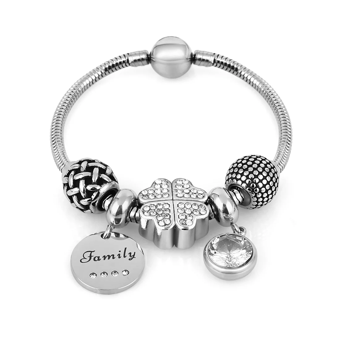 

Wesse JWPAL1039 Womens Bracelet Bangles Fashion Jewelry Steel Metallic Gray Birthday Gift for Womens