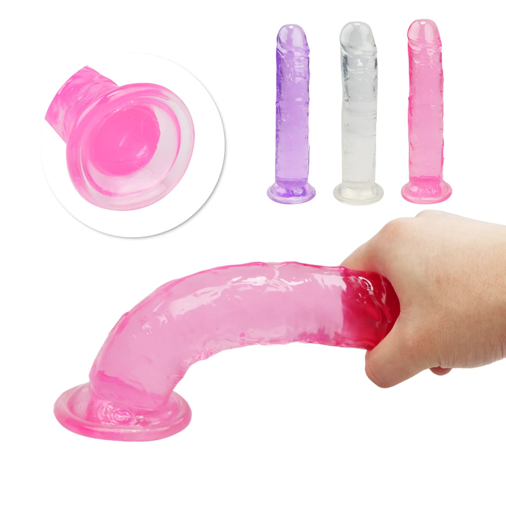 Эротический мягкий желеобразный фаллоимитатор анальная Анальная пробка