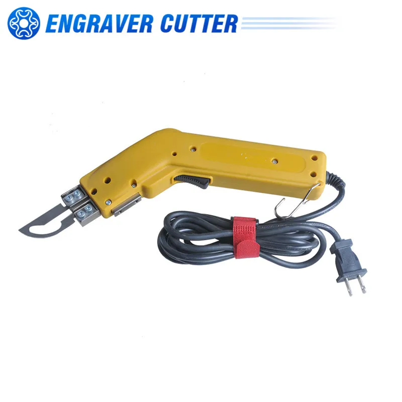 100W Heavy Duty Electric Hand Held Hot Heating Knife Cutter Tool For Fabric Leather Cutting