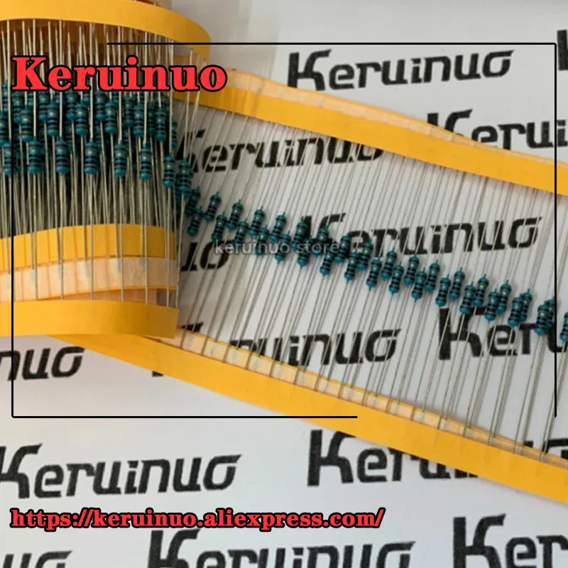 

1000PCS 1/4W 10R 1/4W-10 ohm 10 ohm Metal Film Resistor 0.25W 1% High Quality