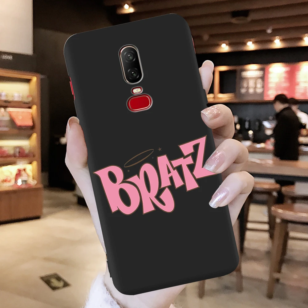 

Fashion Brand Doll Bratz letters For Oneplus 8 5 6 7 One Plus 5T 6T 7T 8 Pro Phone case cover soft silicone tpu funda coque etui