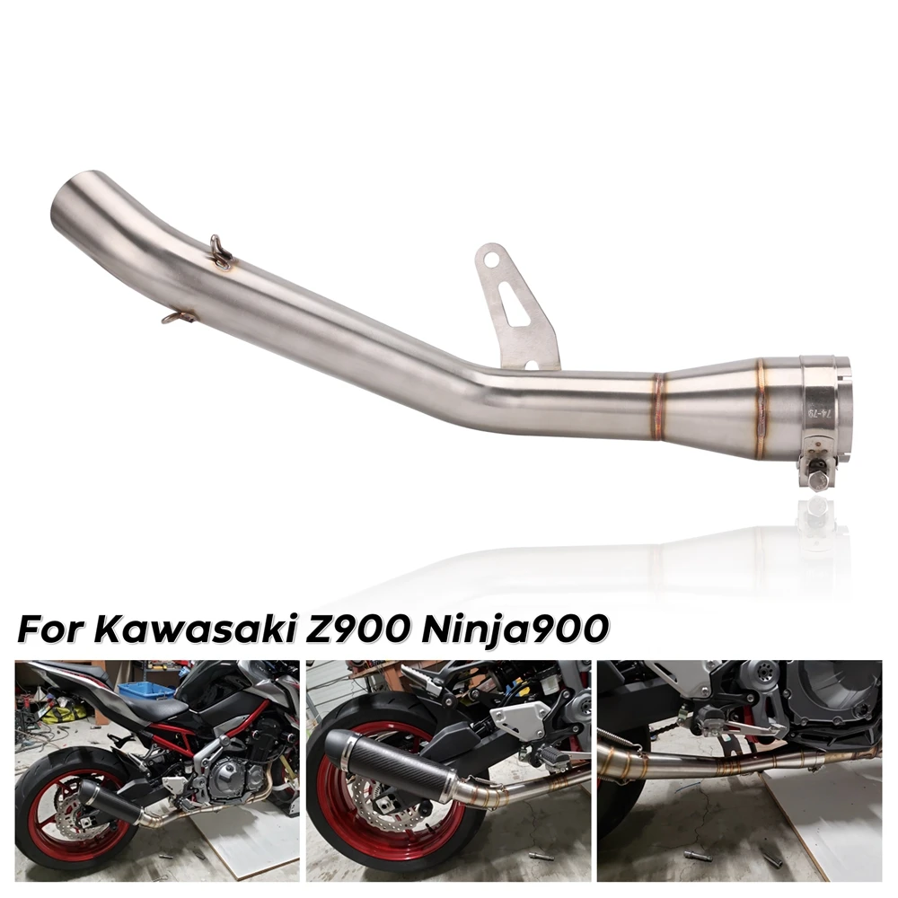 Слипоны для Kawasaki Z900 2017 2020 2019 выхлопная труба мотоцикла с модифицированным