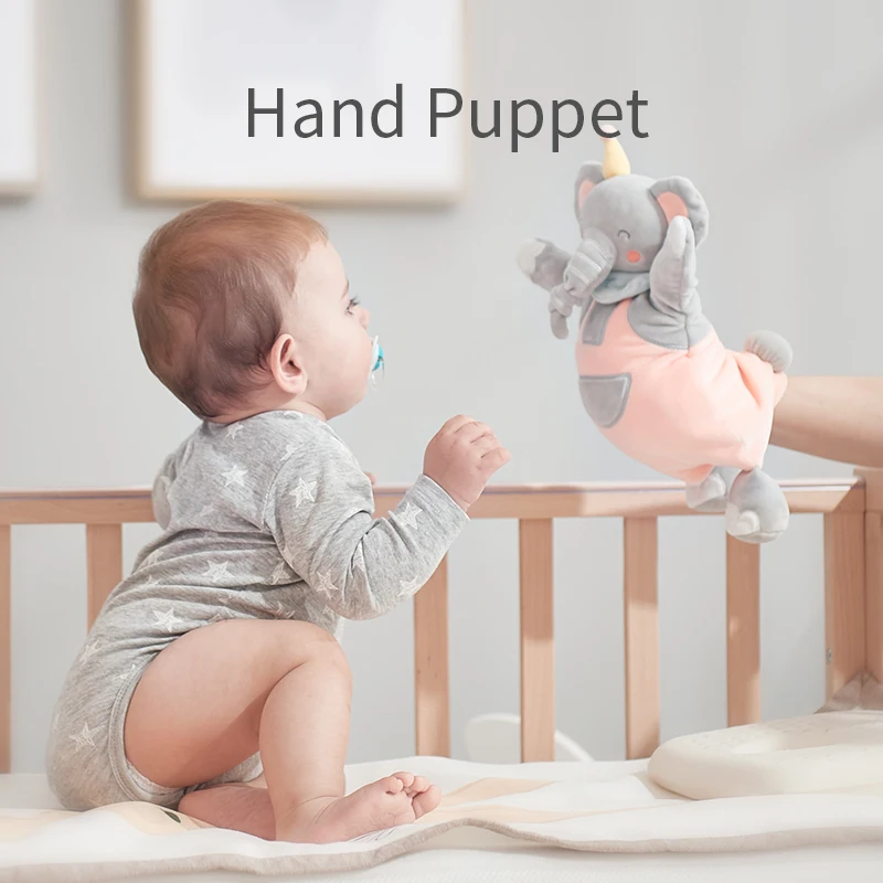 BabyGo детское успокаивающее полотенце, мягкая плюшевая комфортная игрушка, спящий артефакт, животное, медведь, слон, комфортная Детская кукла, игрушка