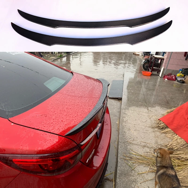 Для Mazda 3 Axela 2014 2015 2016 2017 2018 автомобильное украшение в виде хвостового крыла