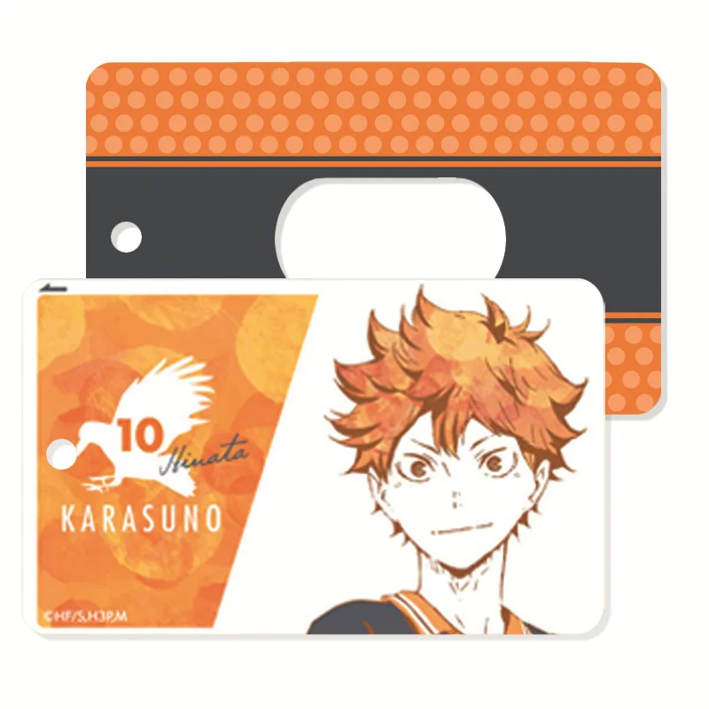 Аниме Haikyuu! Косплей держатель для карт Hinata Shoyo Kageyama Tobio Daichi Sawamura ID Card Protector Id Cover Bank |