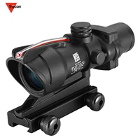 trijicon acog 4x32 fiber sights optics tactical sights rifle scope cross the hunter hunting llluminating microscope black