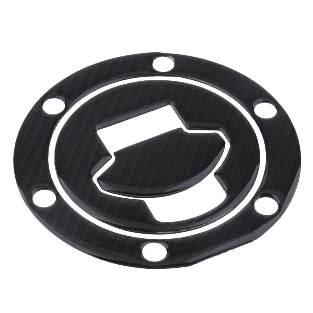 

3D Carbon Fiber Gas Cap Tank Cover Pad Sticker For BMW R1200RT 05 06 07-09