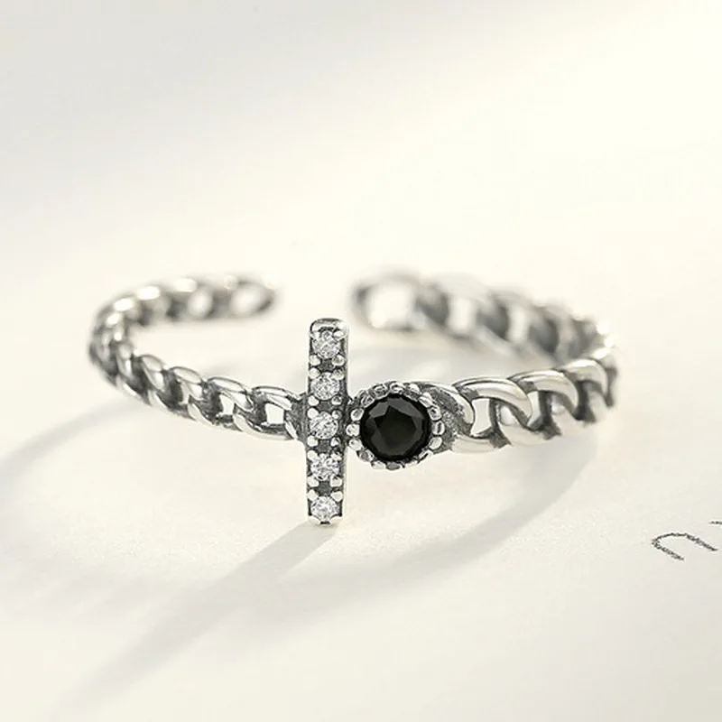 Кольцо Япония и Южная Корея регулируемое кольцо Новое 925 пробы серебряное циркон