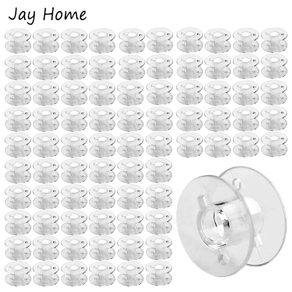 100 прозрачные пластиковые бобины для пошива вышивки аксессуары машин 20/50/катушки