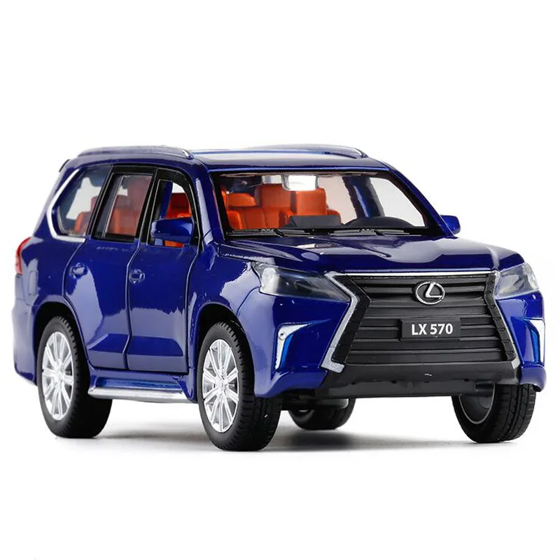 Горячая Распродажа 1:32 Lx570 внедорожная модель из сплава имитация литого