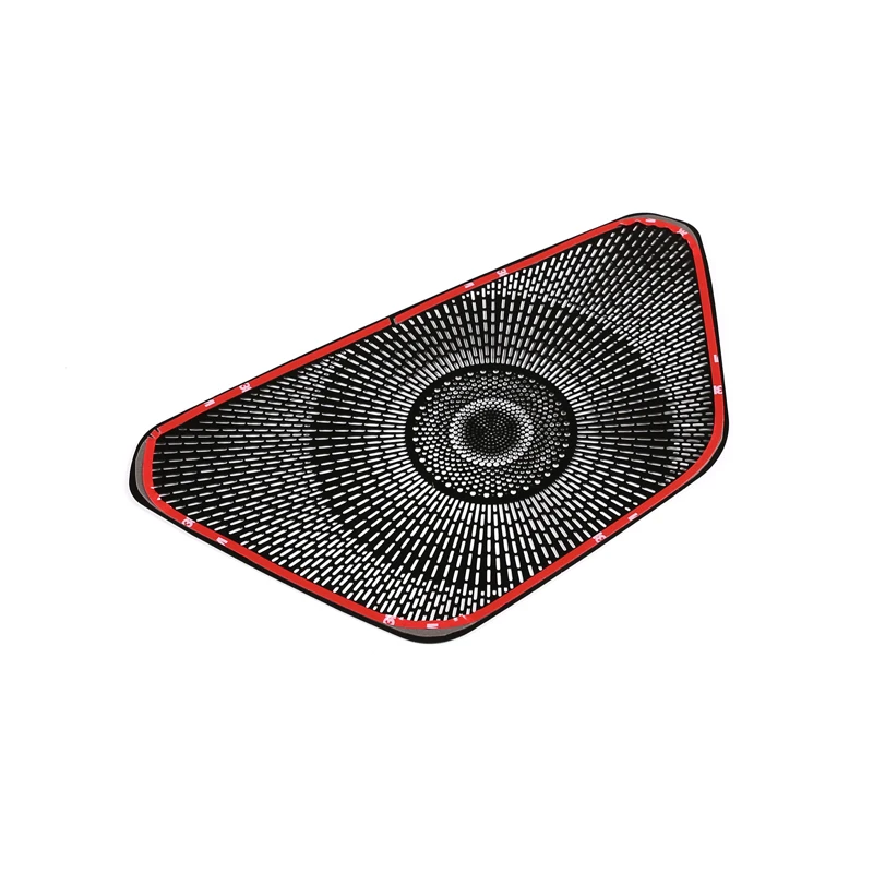 

Black Aluminum Alloy Car Dashboard Speaker Cover Trim For BMW 3 Series G20 G28 2019 2020 Accessories