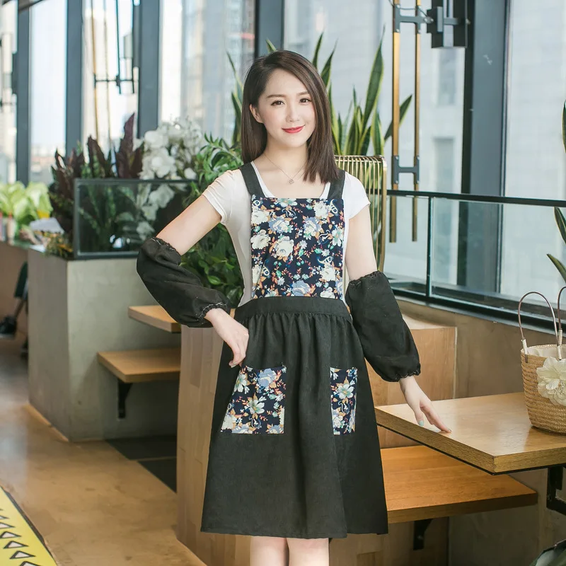 

2020 sleeveless apron household kitchen fashion household apron