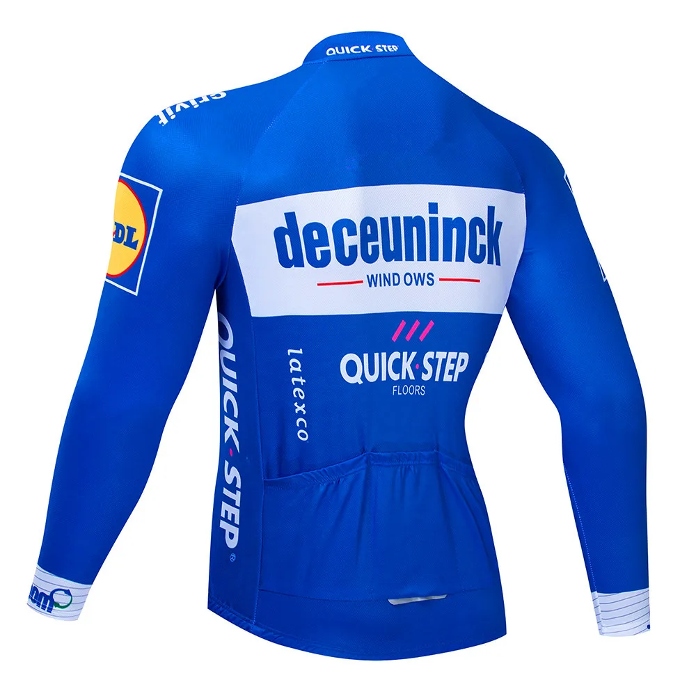 QUICK STEP велосипедная майка мужская Ropa Ciclismo Hombre с длинным рукавом Джерси roubaix maillot bicicleta Одежда для велоспорта Pro Team