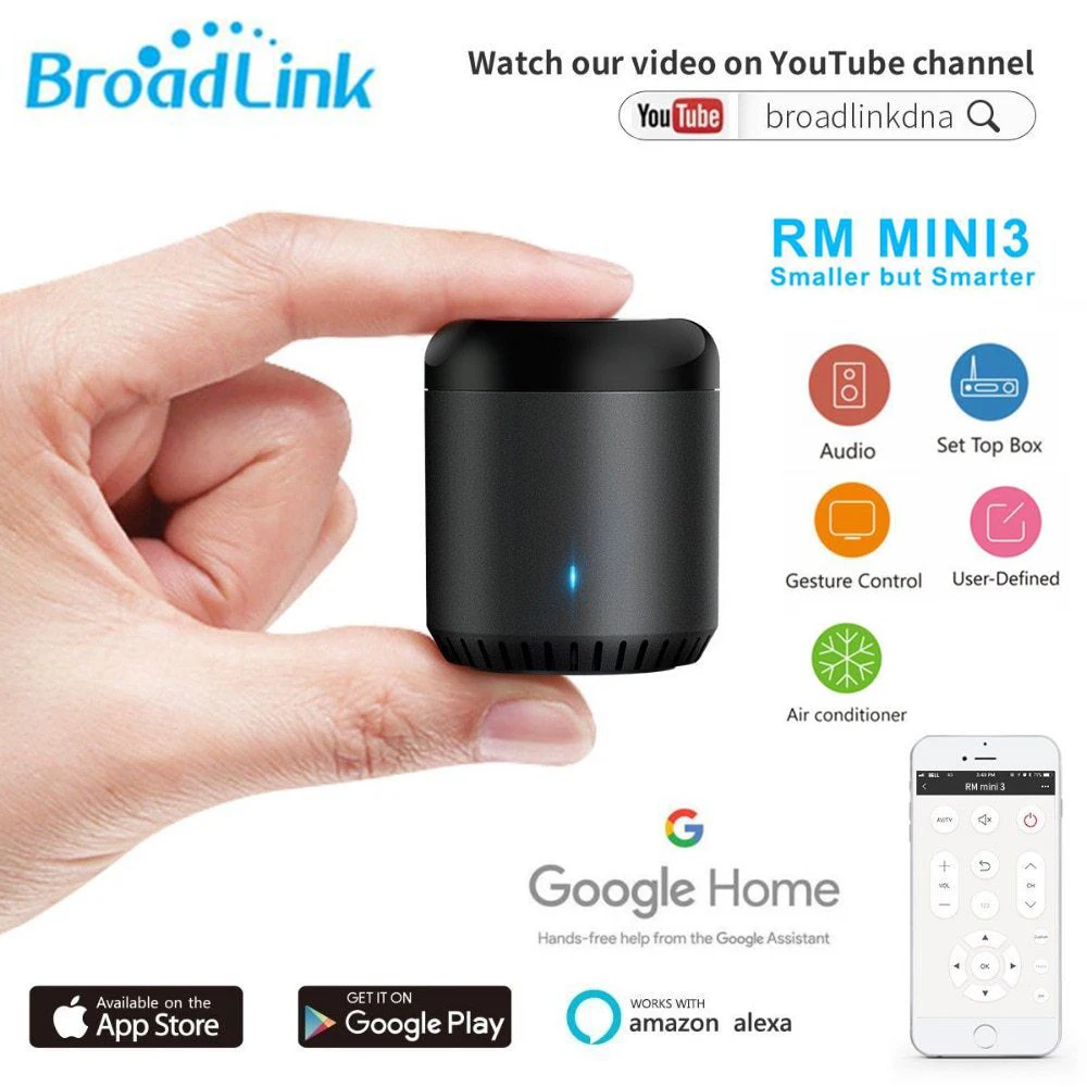Автоматизация умного дома Broadlink RM mini3 оригинальный пульт дистанционного