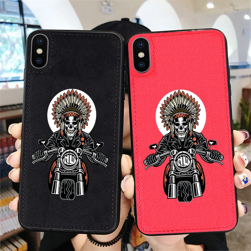 Мотоциклетный тканевый чехол для телефона американский собственный дизайн