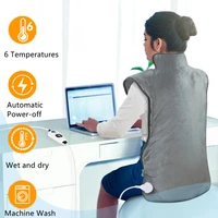 electric heating waist massage blanket shoulder full back heated warmer washable ajustable temperature pain relieve mat office