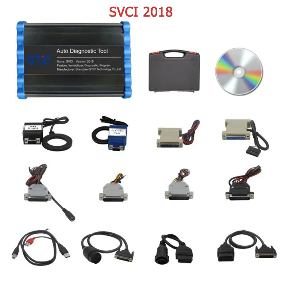Новое поступление без ограничений по времени FVDI SVCI полная версия FVDI ABRITES Commander(включая 18 программного обеспечения) диагностический инструмент FVDI инструмент сканер