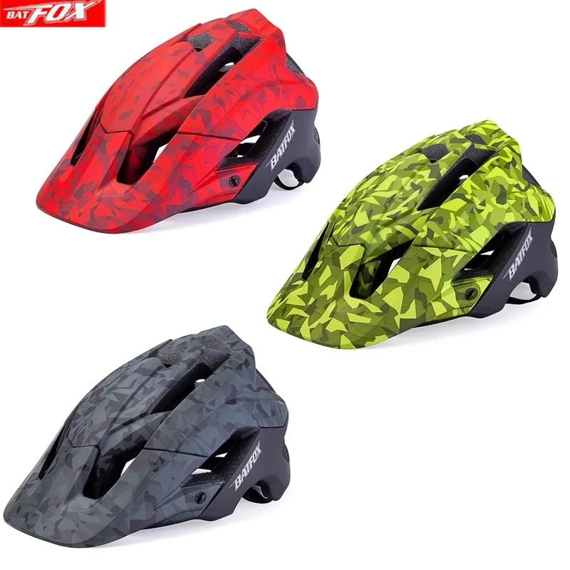 Велосипедный шлем Batfox для мужчин и женщин ультралегкий цельнокроеный горных