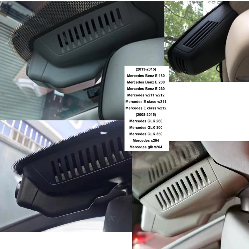 Видеорегистратор Автомобильный HD Wi-Fi для Mercedes Benz E CLS C 180 220 280 E220 E220d E250 W204 W212 |
