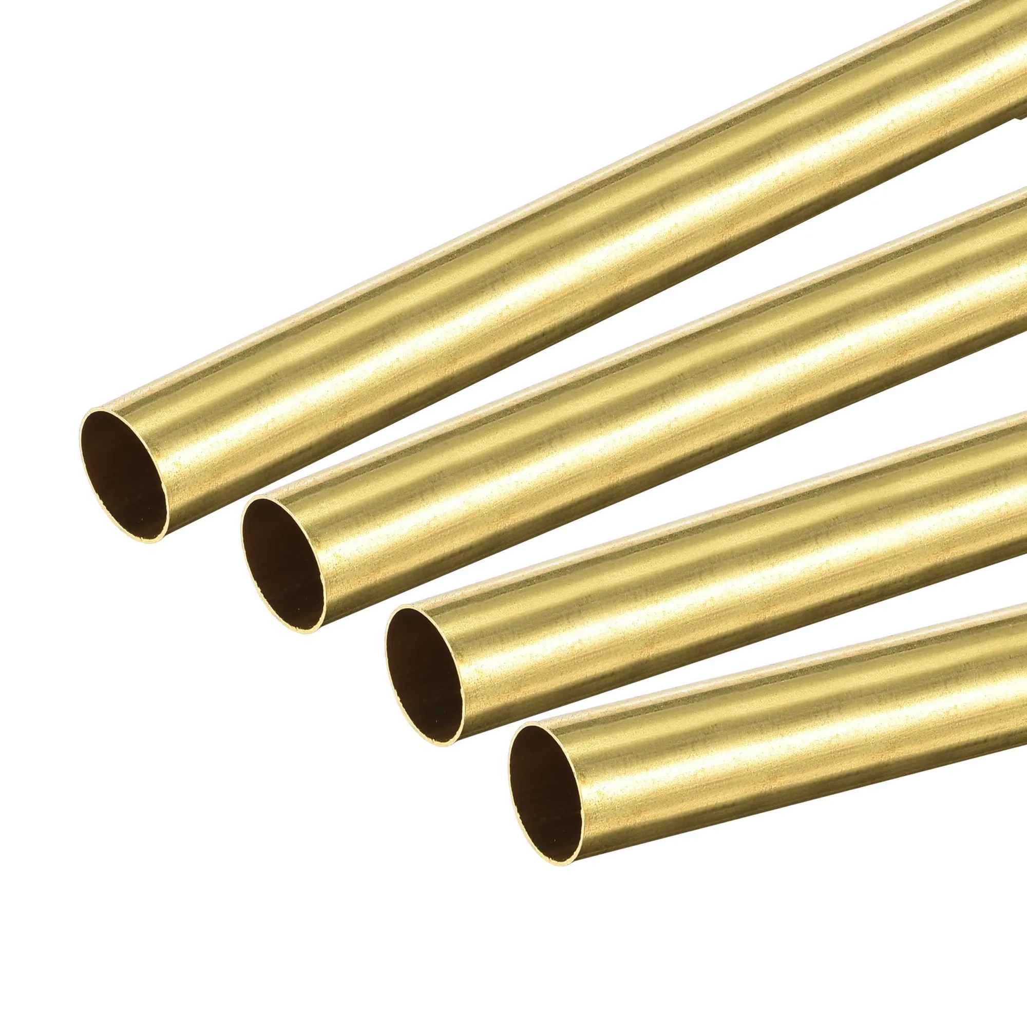 

Uxcell Brass Round Tube 9mm OD 0.2mm Wall Thickness 300mm Length Pipe Tubing 4 Pcs