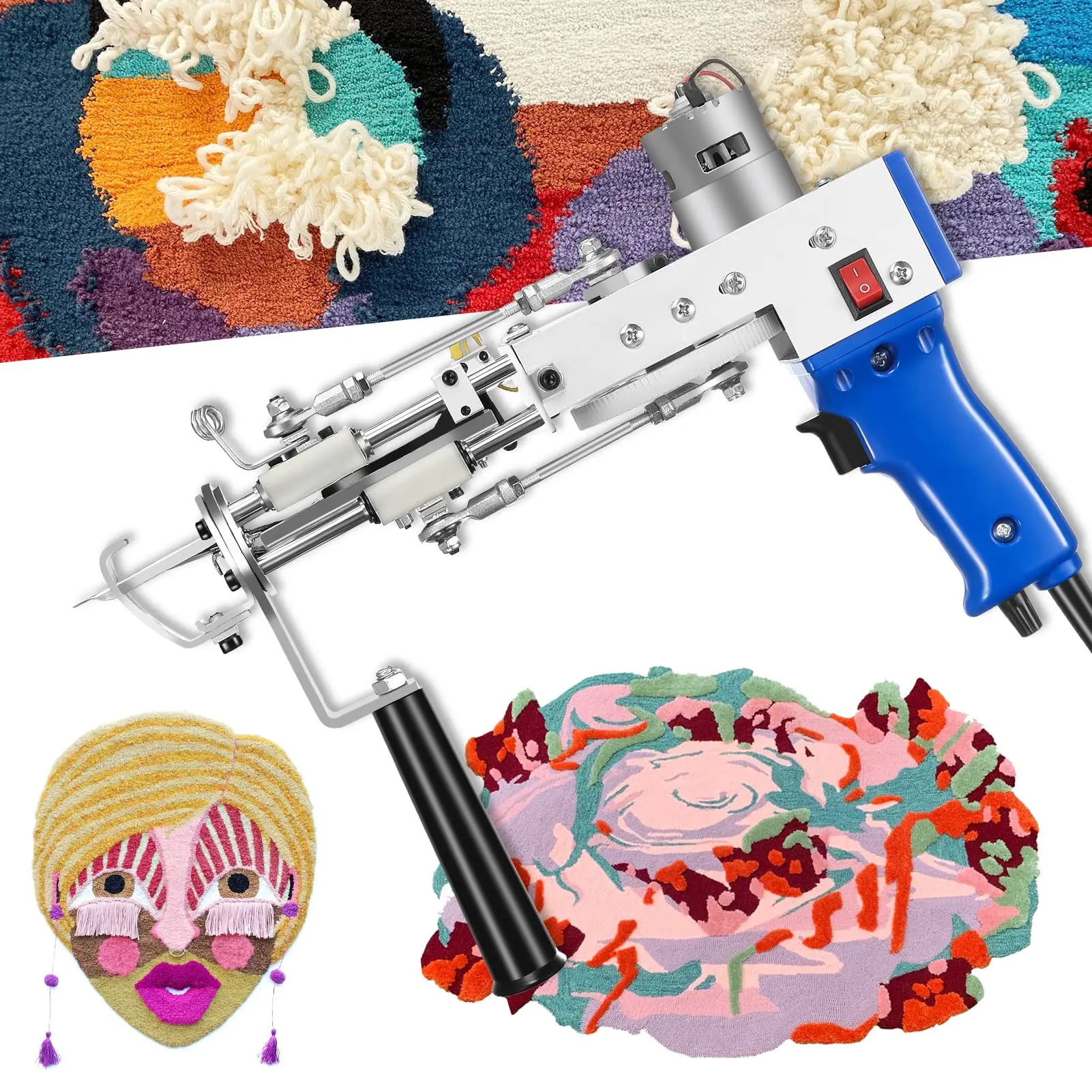 2 в 1 Электрический коврик-пистолет diy вязание все для вязания набор вышивания tufting