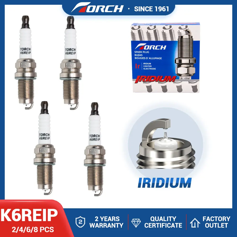 

Candle Resistor Sparkplug PZFR6R Replce for Iridium Platinum TORCH K6REIP Engines Components