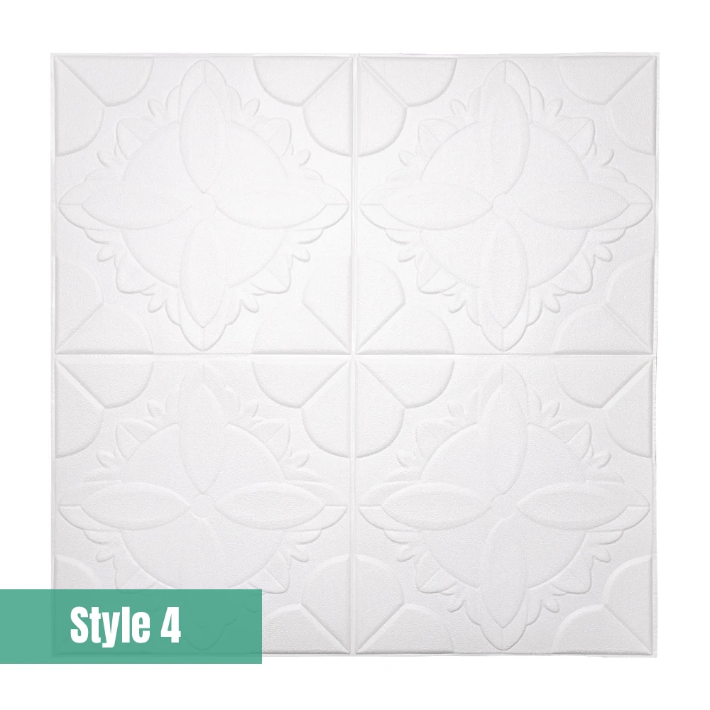 Style 4 3d наклейки на стену, кирпич, домашний декор, украшение для гостиной, спальни, дома, наклейки, аксессуары, цветок, pegatinas - Цвет: Style 4