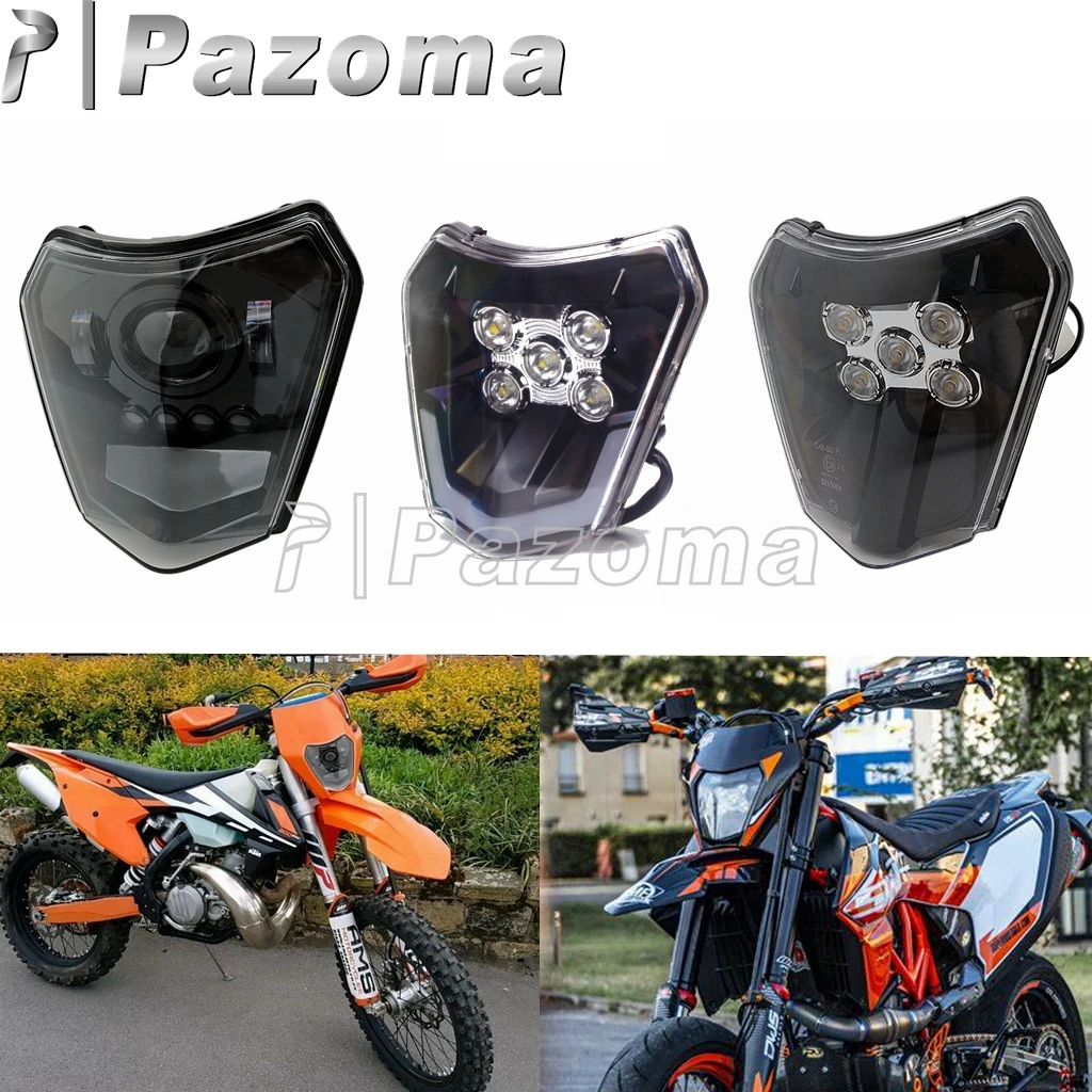 

Мотокросс светодиодный светильник для передней панели запасная часть головной светильник налобный фонарь для XC-W EXC-F EXC 250 300 350 450 Шесть дней ...